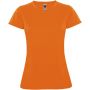 Montecarlo short sleeve women's sports t-shirt, Fluor Orange