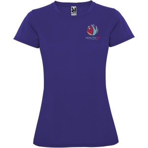 Montecarlo short sleeve women's sports t-shirt, Mauve (T-shirt, mixed fiber, synthetic)