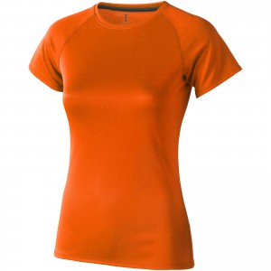 Niagara short sleeve women's cool fit t-shirt, Orange (T-shirt, mixed fiber, synthetic)