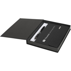 Tactical Notebook gift set, solid black (Pen sets)