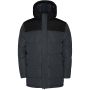 Tallin kids insulated jacket, Ebony, Solid black