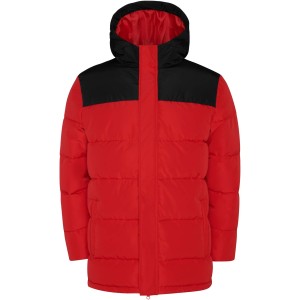 Tallin unisex insulated jacket, Red, Solid black (Jackets)