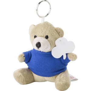 Teddy bear key ring, cobalt blue (Keychains)