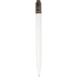 Thalaasa ocean-bound plastic ballpoint pen, Transparent blac (Plastic pen)