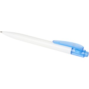 Thalaasa ocean-bound plastic ballpoint pen, Transparent blue (Plastic pen)