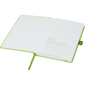 Thalaasa ocean-bound plastic hardcover notebook, Green (Notebooks)