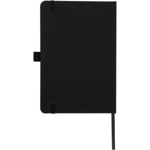 Thalaasa ocean-bound plastic hardcover notebook, Solid black (Notebooks)