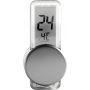 ABS thermometer Roxanne, silver