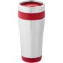 Elwood 470 ml insulated tumbler, Silver,Red