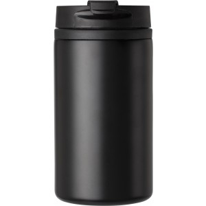Stainless steel double walled cup Gisela, black (Thermos)