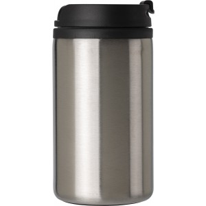 Stainless steel double walled cup Gisela, silver (Thermos)