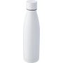 Stainless steel double walled drinking bottle Marcelino, whi