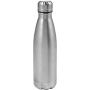 Stainless steel double walled flask Lombok, silver