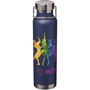 Thor 650 ml copper vacuum insulated sport bottle, Navy (Thermos)