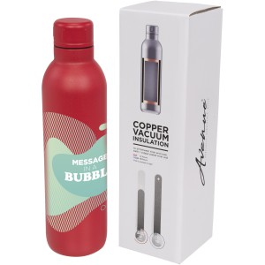 Thor 510 ml copper vacuum insulated sport bottle, Red (Thermos)