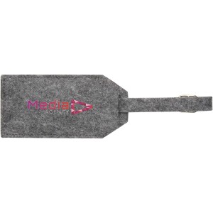 Tie luggage tag, Grey (Travel items)
