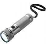 Torch with 12 LED lights, silver (4833-32)