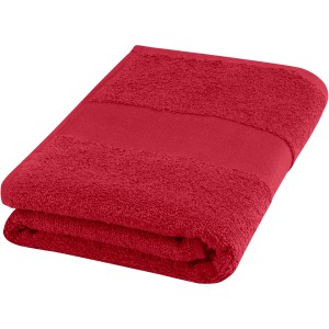 Charlotte 450 g/m2 cotton bath towel 50x100 cm, Red (Towels)