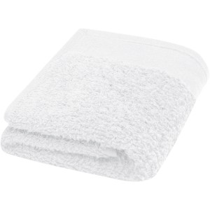 Chloe 550 g/m2 cotton bath towel 30x50 cm, White (Towels)