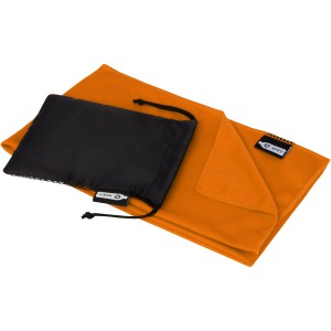 Raquel cooling towel made from recycled PET, Orange (Towels)