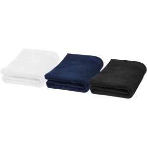 Riley 550 g/m2 cotton bath towel 100x180 cm, Navy (Towels)