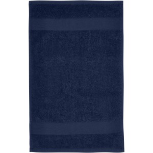 Sophia 450 g/m2 cotton bath towel 30x50 cm, Navy (Towels)