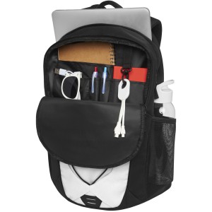 Trails backpack, White, Solid black (Backpacks)