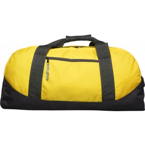 Polyester (600D) sports bag Amir, yellow (Travel bags)