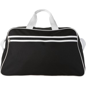 San Jose sports duffel bag, solid black (Travel bags)