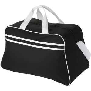 San Jose sports duffel bag, solid black (Travel bags)
