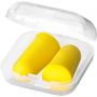 Serenity earplugs with travel case, Yellow