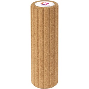 Trikona cork yoga roller, Natural (Sports equipment)