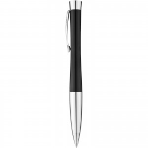 Urban ballpoint pen, solid black,Silver (Metallic pen)