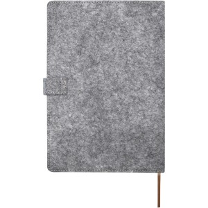 Viviana A5 recycled felt and cork notebook, Natural (Notebooks)