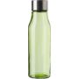 Glass and stainless steel bottle (500 ml) Andrei, lime