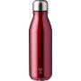 Recycled aluminium bottle (550 ml) Adalyn, red
