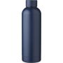 Recycled stainless steel bottle Isaiah, navy
