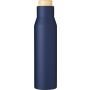 Stainless steel double walled bottle Christian, navy