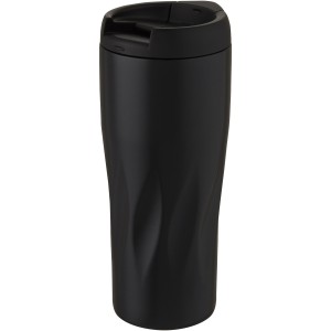 Waves 450 ml copper vacuum insulated tumbler, Solid black (Glasses)