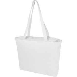 Weekender 500 g/m2 recycled tote bag, White