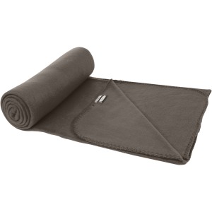 Willow RPET polar fleece blanket, Anthracite (Blanket)