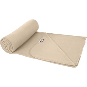 Willow RPET polar fleece blanket, Beige (Blanket)