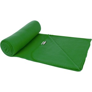 Willow RPET polar fleece blanket, Green (Blanket)