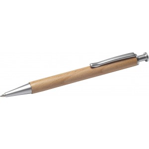 Wooden ballpen Marissa, brown (Wooden, bamboo, carton pen)