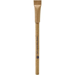 Asilah recycled paper ballpoint pen, natural (Wooden, bamboo, carton pen)