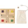 Wooden ludo game Yasir, brown