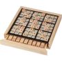 Wooden sudoku game Christa, brown