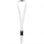 Yogi lanyard with detachable buckle, White