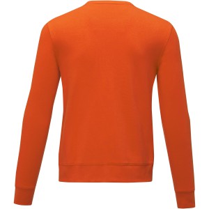 Zenon men's crewneck sweater, Orange (Pullovers)