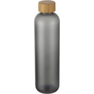 Ziggs 1000 ml recycled plastic water bottle, Charcoal (Water bottles)